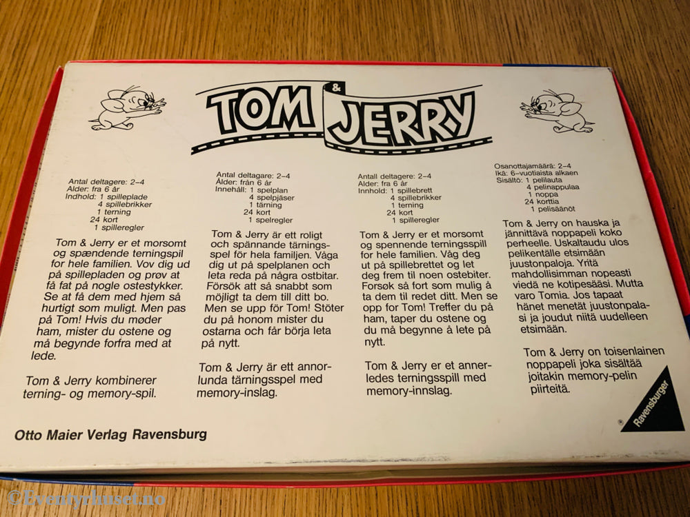 Tom & Jerry. Brettspill. Brettspill