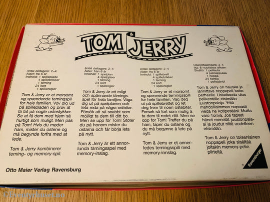 Tom & Jerry. Brettspill. Brettspill