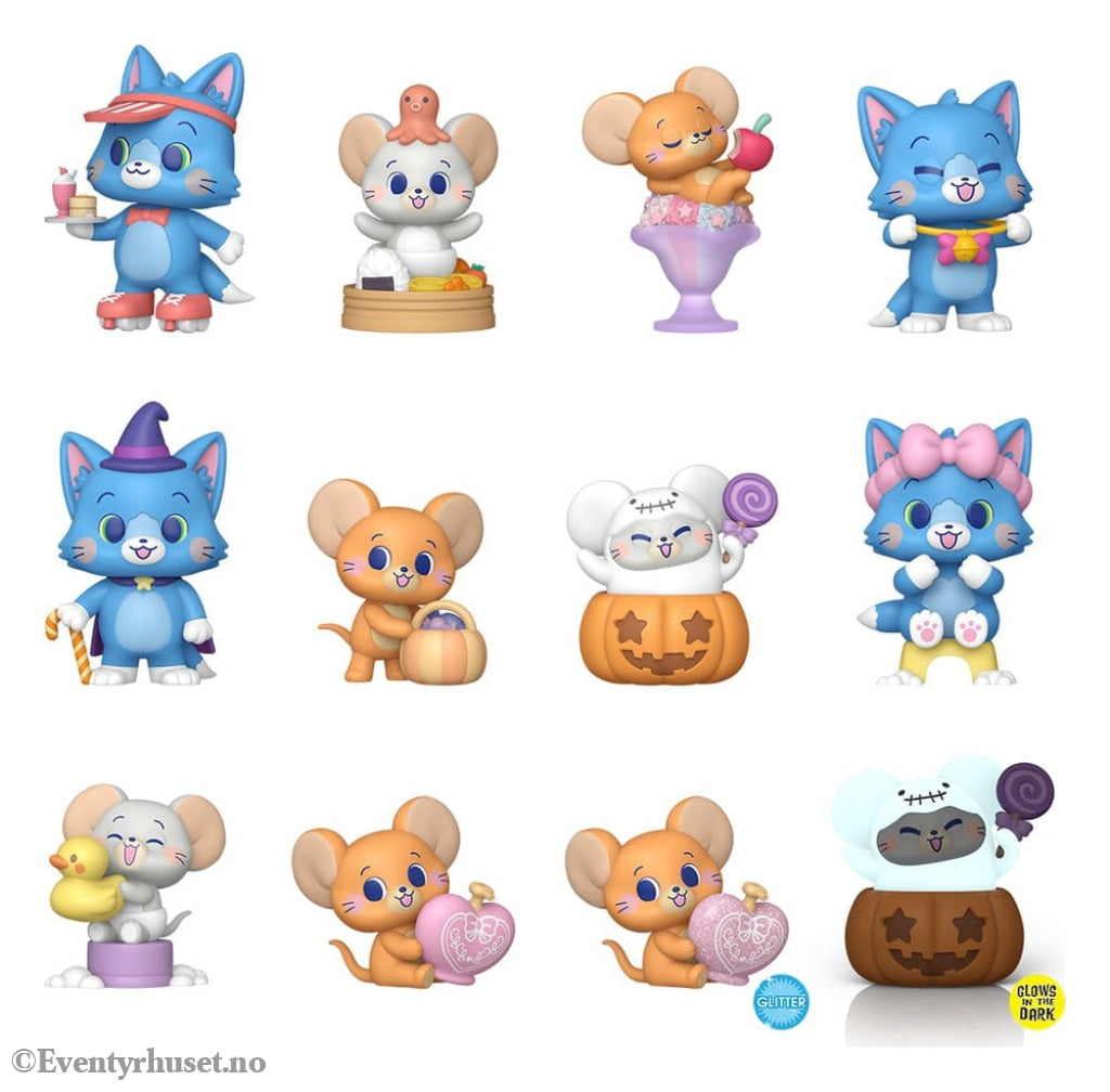 Tom & Jerry Gokko Mystery Mini Figures 5 cm Display (12) Collectibles