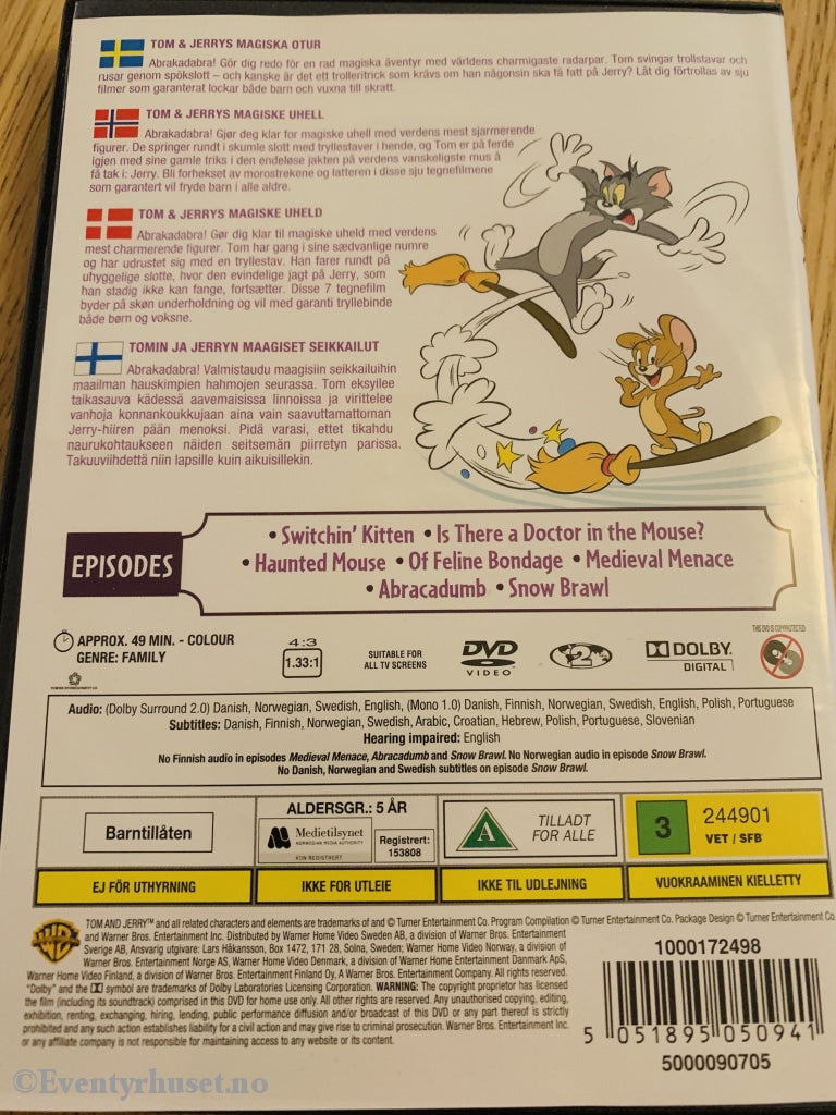 Tom & Jerry - Magical Misadventures. Dvd. Dvd