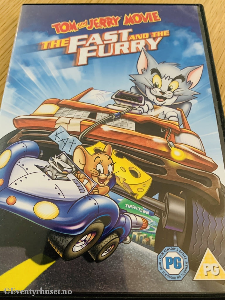 Tom & Jerry Movie - The Fast Furry. Dvd Uten Norsk Tale/tekst.