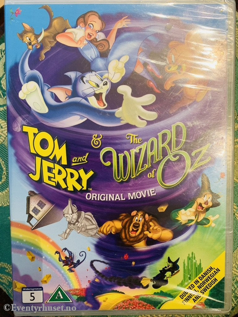 Tom & Jerry Og The Wizard Of Oz. Dvd. Ny I Plast! Dvd