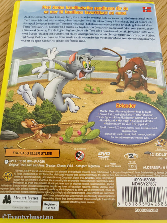 Tom & Jerrys Beste Episoder. Vol. 5. Dvd. Dvd