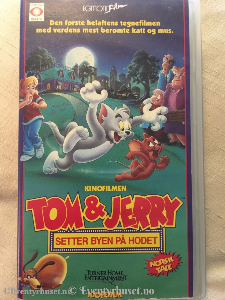Tom & Jerry - Setter Byen På Hodet. 1992. Vhs
