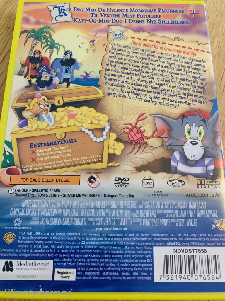 Tom & Jerry - Splitte Mine Værhår! Dvd. Dvd
