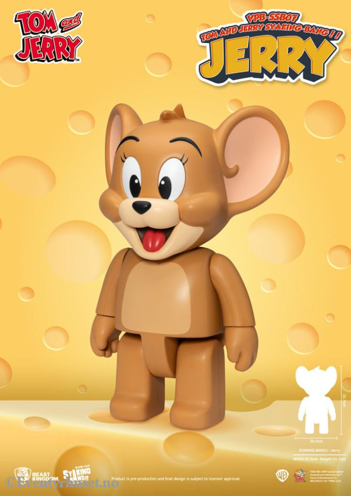 Tom & Jerry Syaking Bang PVC figure Jerry 30 cm Home & Gifts
