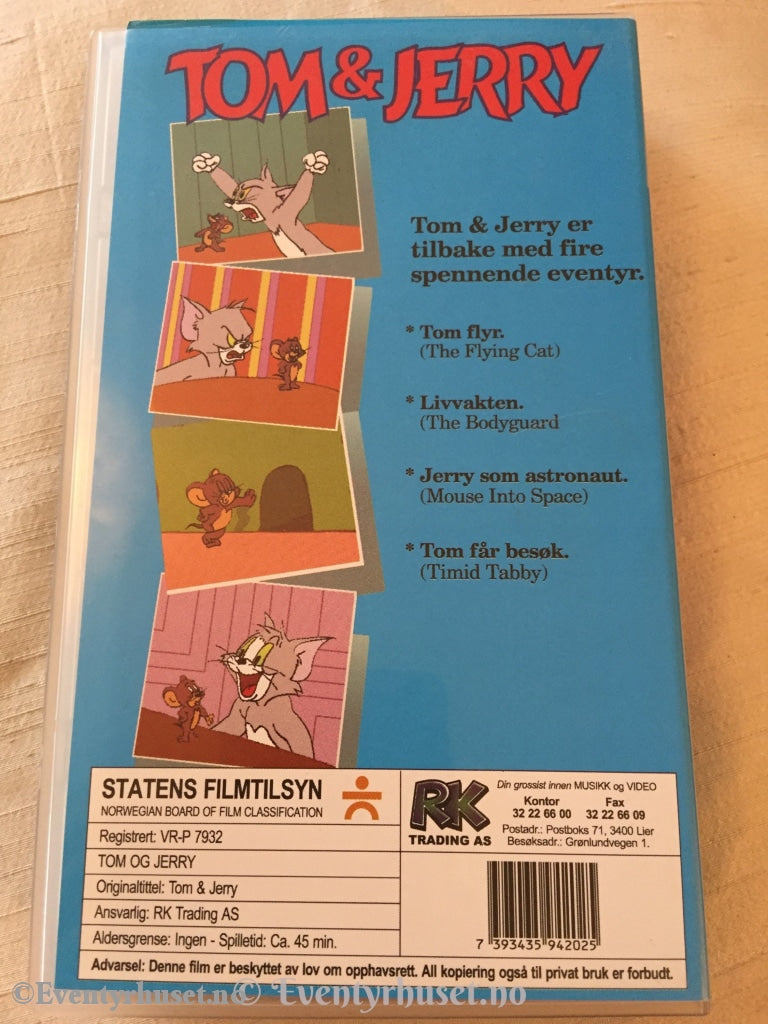 Tom & Jerry. Vhs. Vhs