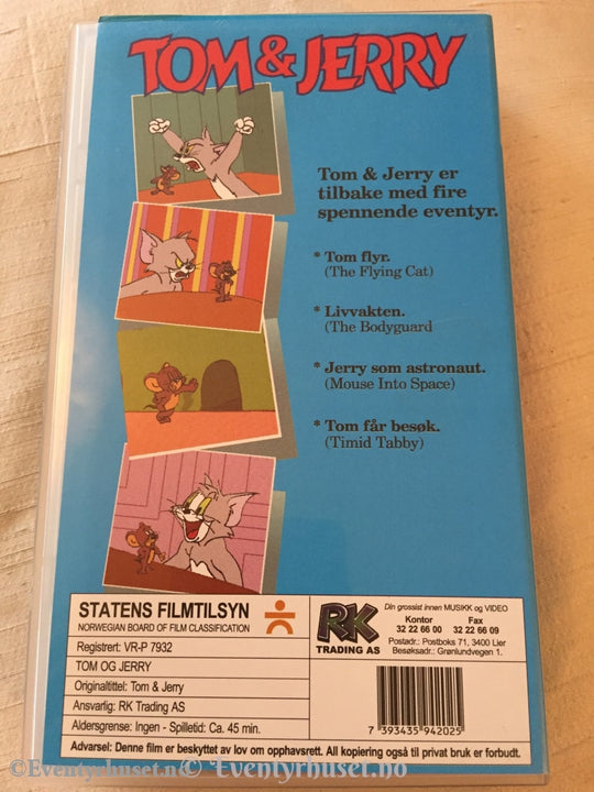 Tom & Jerry. Vhs. Vhs