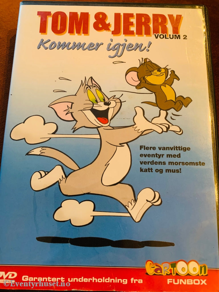 Tom & Jerry Vol. 2. Kommer Igjen! Dvd. Dvd