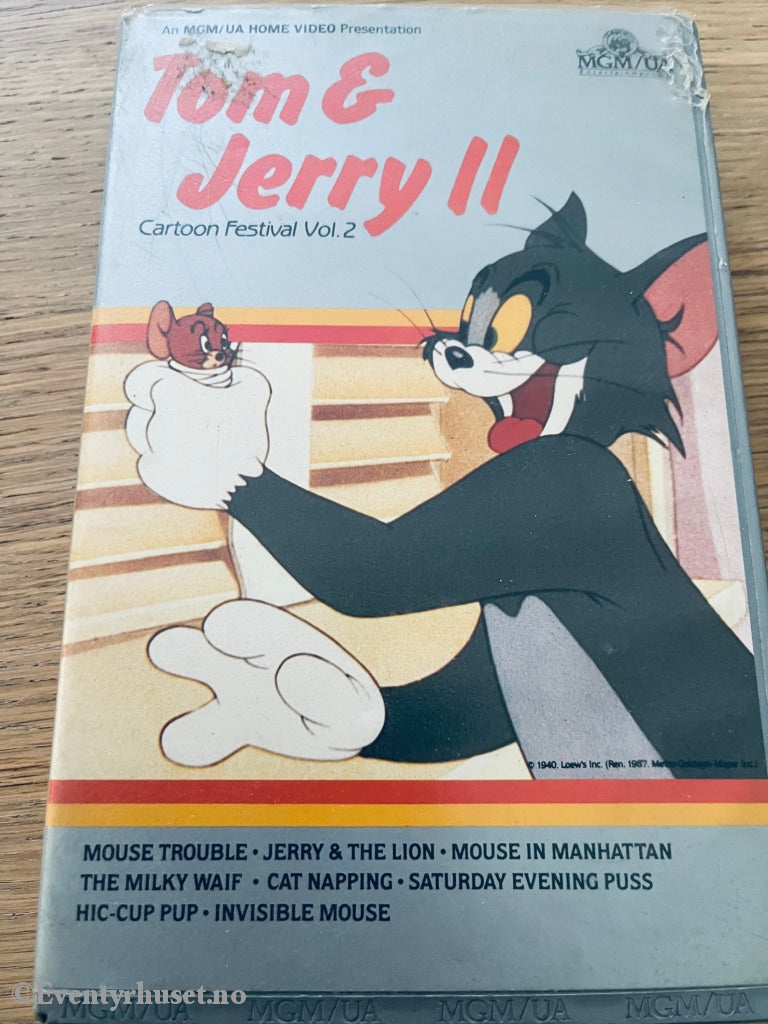 Tom & Jerry Vol.2. Vhs Big Box. Fra Norsk Utleie. Box