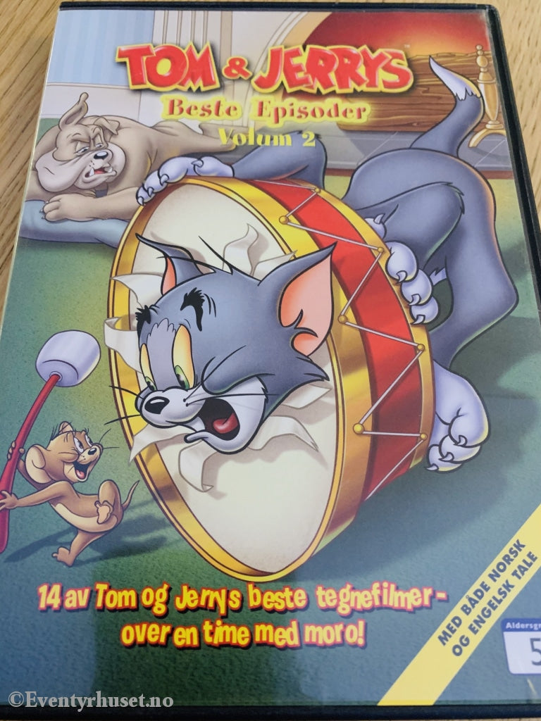 Tom & Jerrys Beste Episoder. Vol. 2. Dvd. Dvd