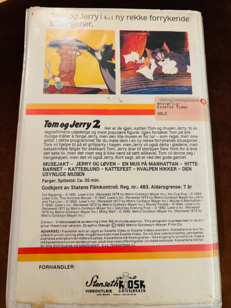 Tom og Jerry 2. VHS Big Box.