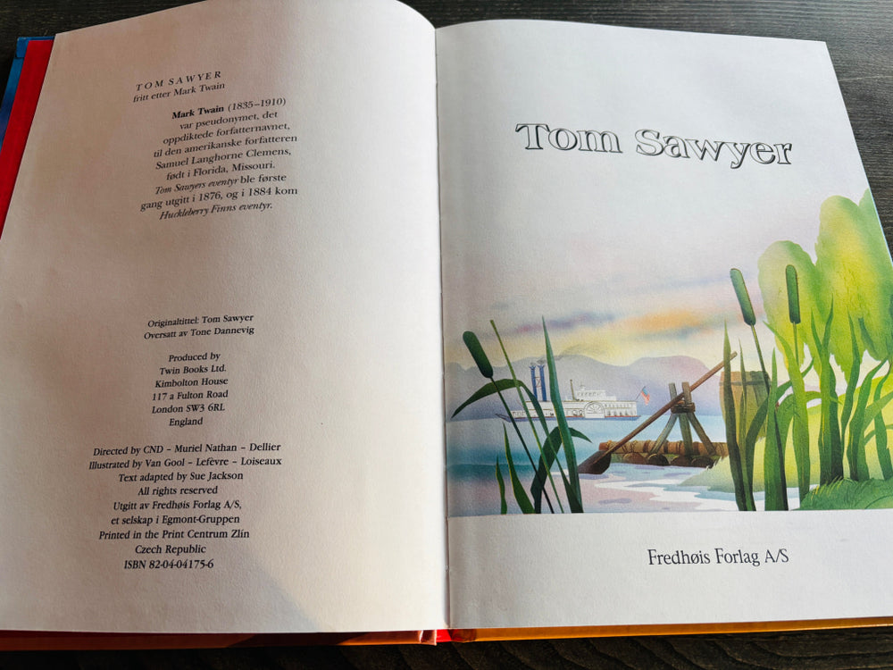 Tom Sawyer. Bok.
