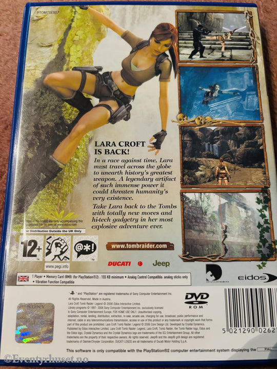 Tomb Raider: Legend. PS2.