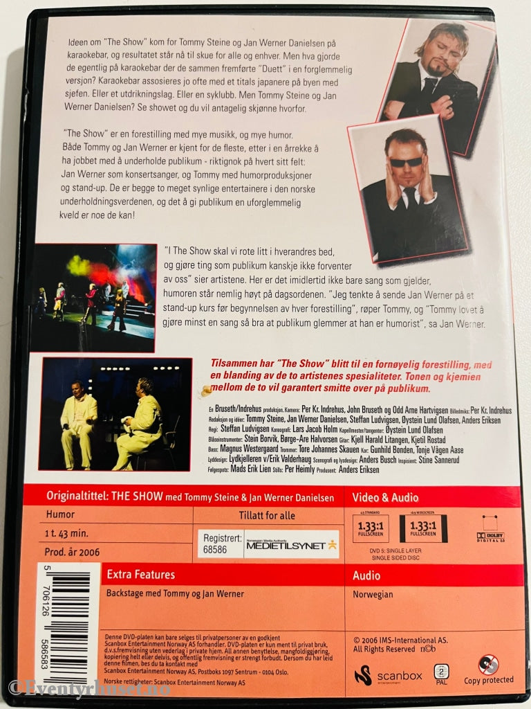 Tommy & Jan Werner - The Show. 2006. Dvd. Dvd