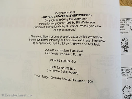 Tommy Og Tigeren. Bok 07. God Som Gull (Bill Watterson). Tegneseriebok
