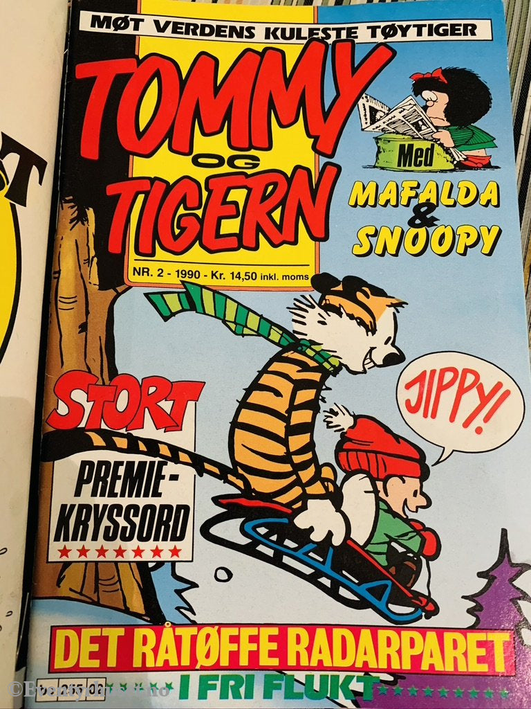 Tommy Og Tigern. 1990/02. Tegneserieblad