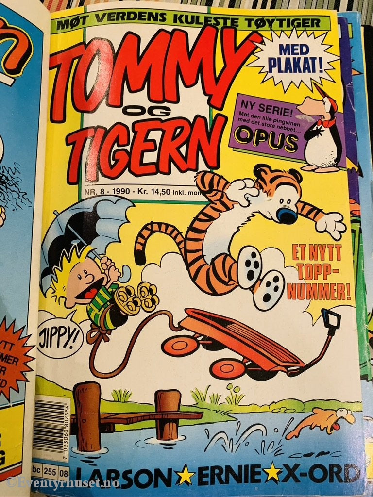 Tommy Og Tigern. 1990/08. Tegneserieblad