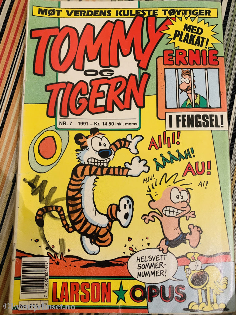 Tommy Og Tigern. 1991/07. Tegneserieblad