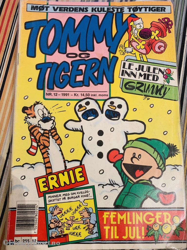 Tommy Og Tigern. 1991/12. Tegneserieblad