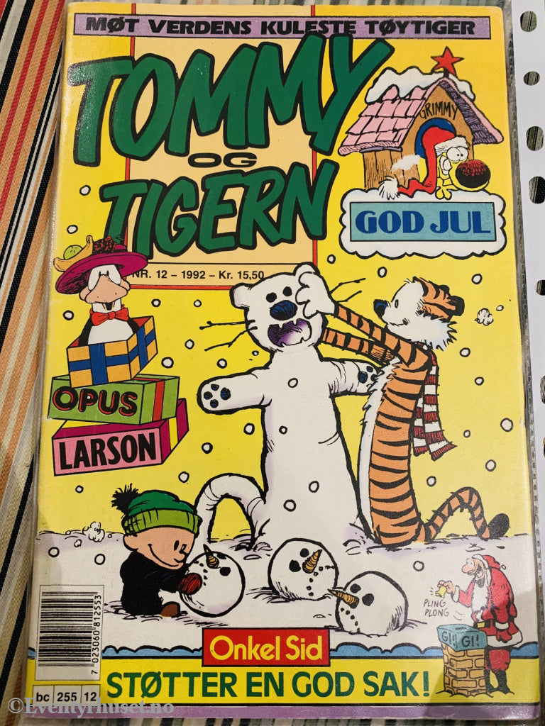 Tommy Og Tigern. 1992/12. Tegneserieblad