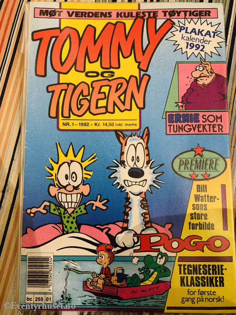 Tommy Og Tigern. 1992/01. Tegneserieblad