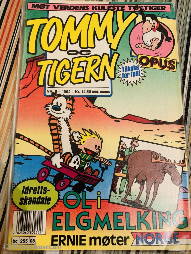 Tommy Og Tigern. 1992/08. Tegneserieblad