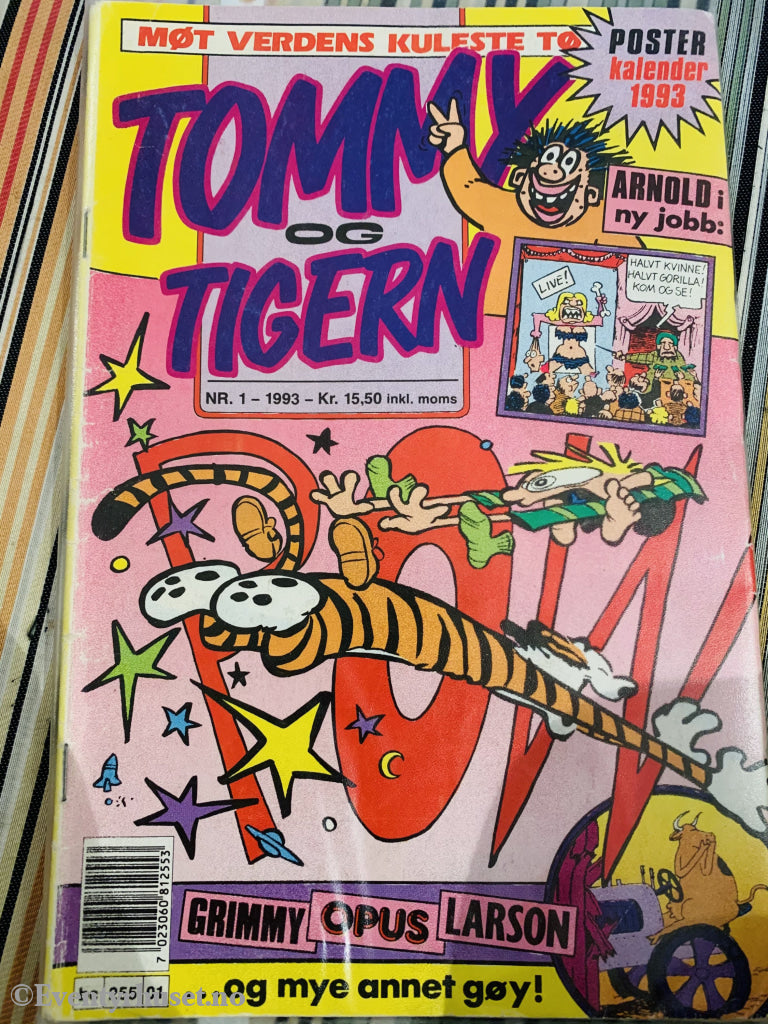 Tommy Og Tigern. 1993/01. Tegneserieblad