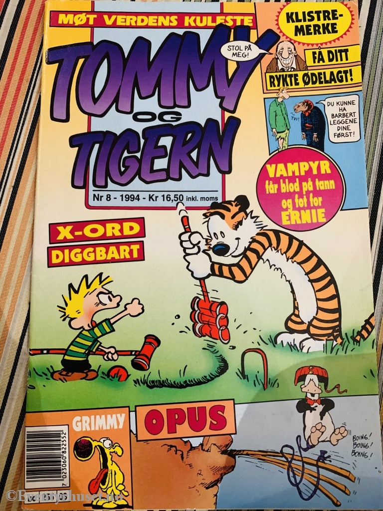 Tommy Og Tigern. 1994/08. Tegneserieblad