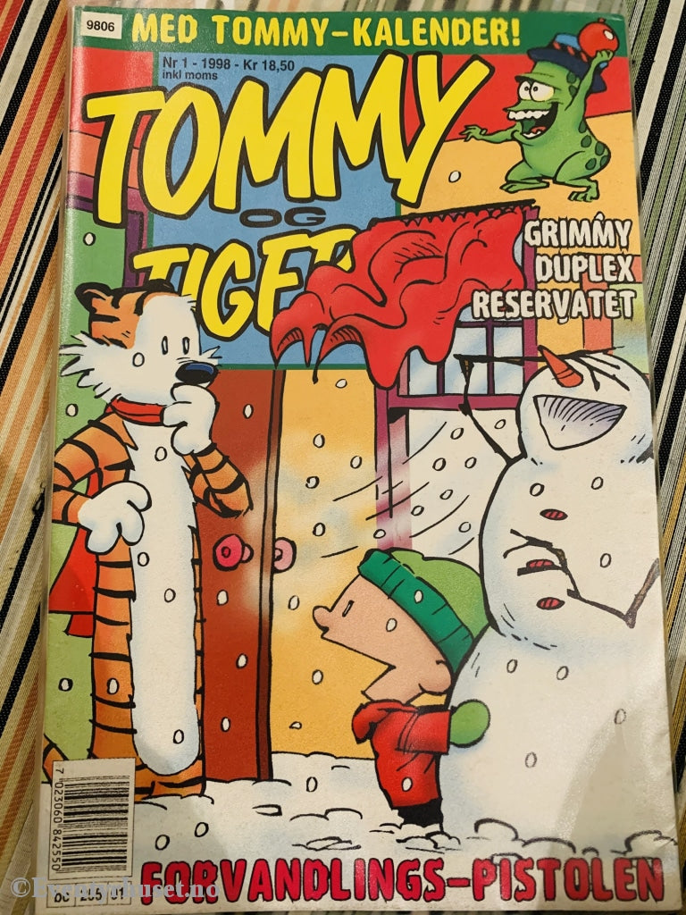 Tommy Og Tigern. 1998/01. Tegneserieblad