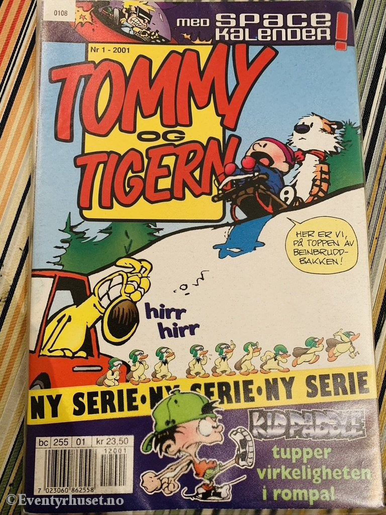 Tommy Og Tigern. 2001/01. Tegneserieblad