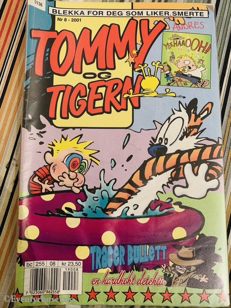 Tommy Og Tigern. 2001/08. Tegneserieblad