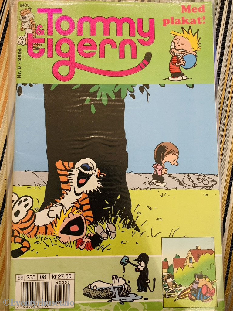 Tommy Og Tigern. 2004/08. Tegneserieblad