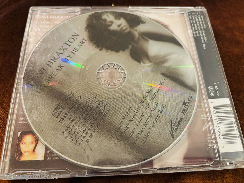 Toni Braxton - Un-Break My Heart (The Mixes). 1996. CD.