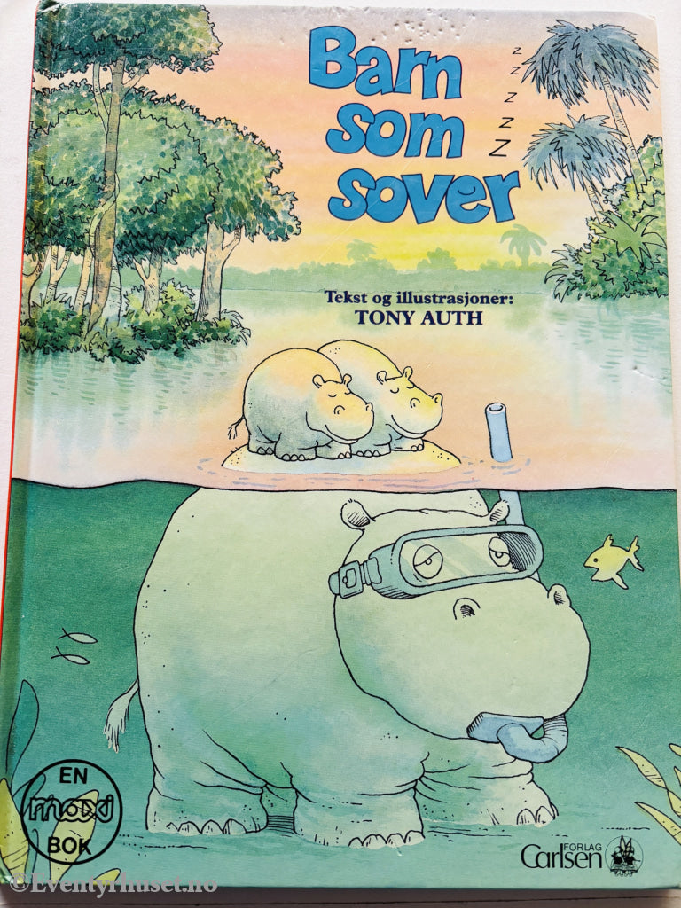 Tony Auth. Barn som sover. 1985. Barnebok.