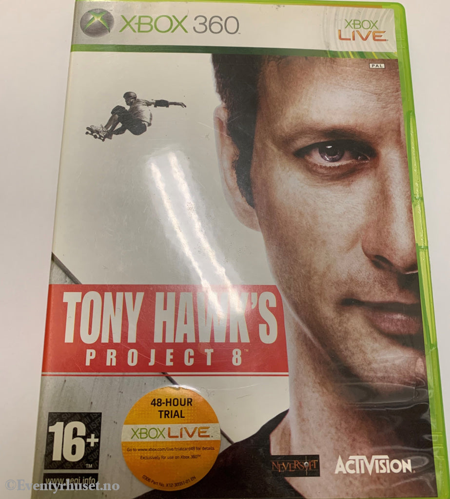 Tony Hawk´s Project 8. Xbox 360.