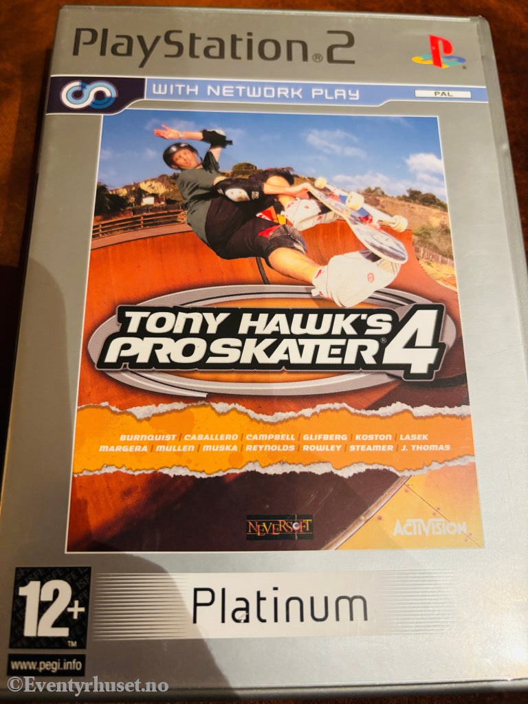 Tony Hawk's Pro Skater 4. PS2.