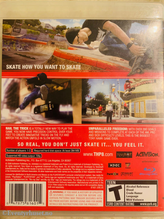 Tony Hawks Project 8. Ps3. Ps3