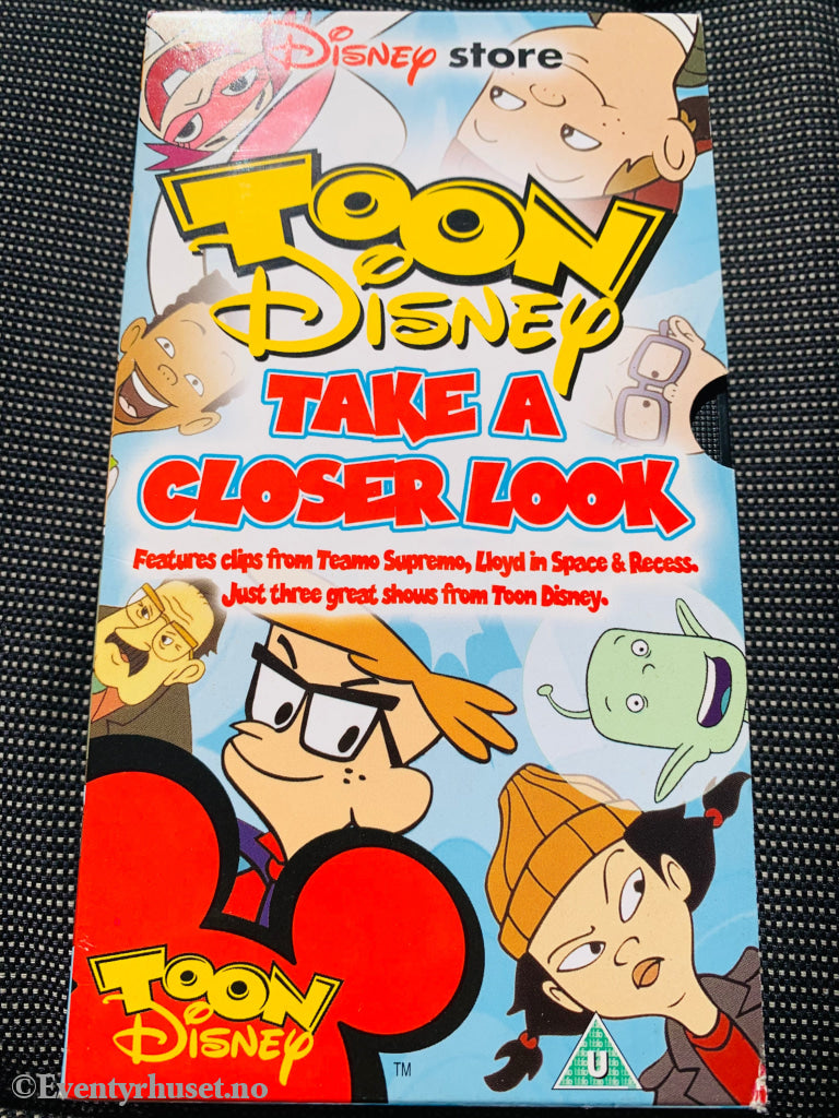 Toon Disney. Vhs Slipcase.