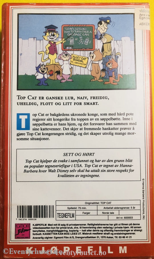 Top Cat. Vhs. Vhs