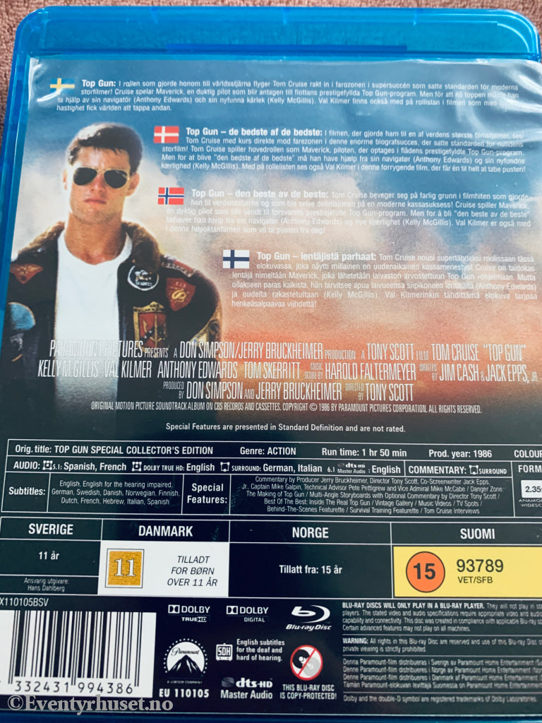 Top Gun. Blu-ray.