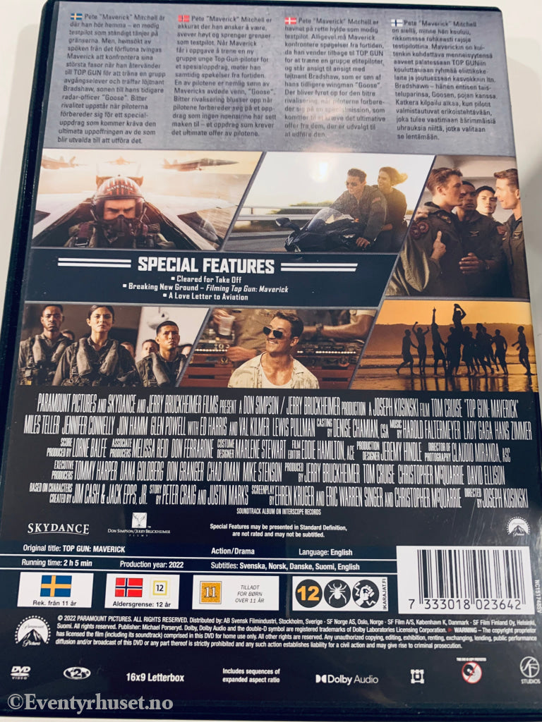 Top Gun - Maverick. Dvd. Dvd