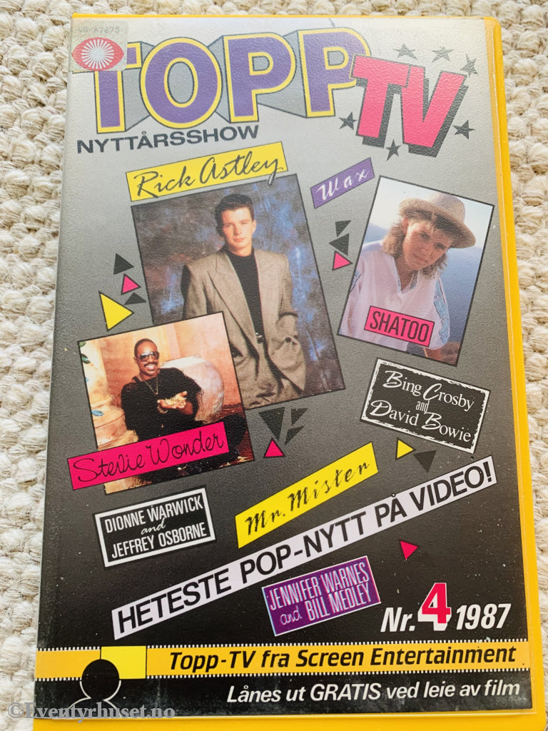 Topp Tv. 1987/04. Vhs Big Box.