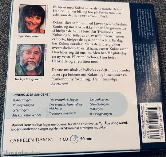 Tor Åge Bringsværd & Anne Holt. Kokos. Lydbok På Cd.