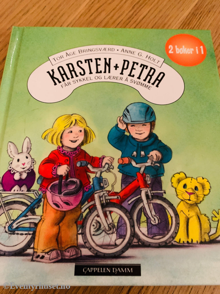 Tor Åge Bringsværd: Karsten + Petra får sykkel og lærer å svømme