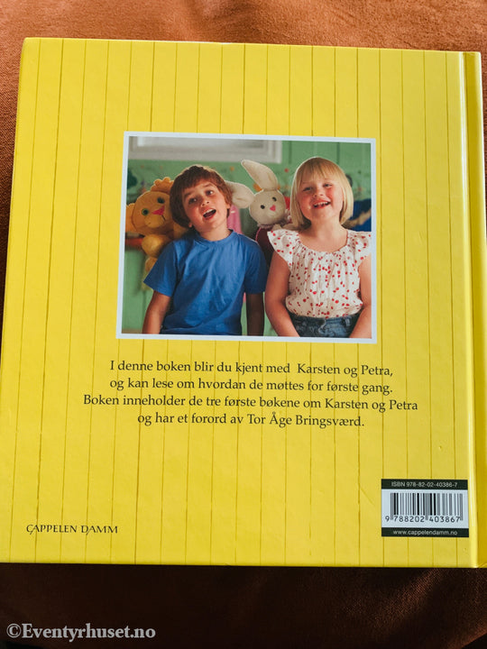 Tor Åge Bringsværd og Anne G. Holt. Karsten og Petras verden: Slik begynte det. 2013. Bok.