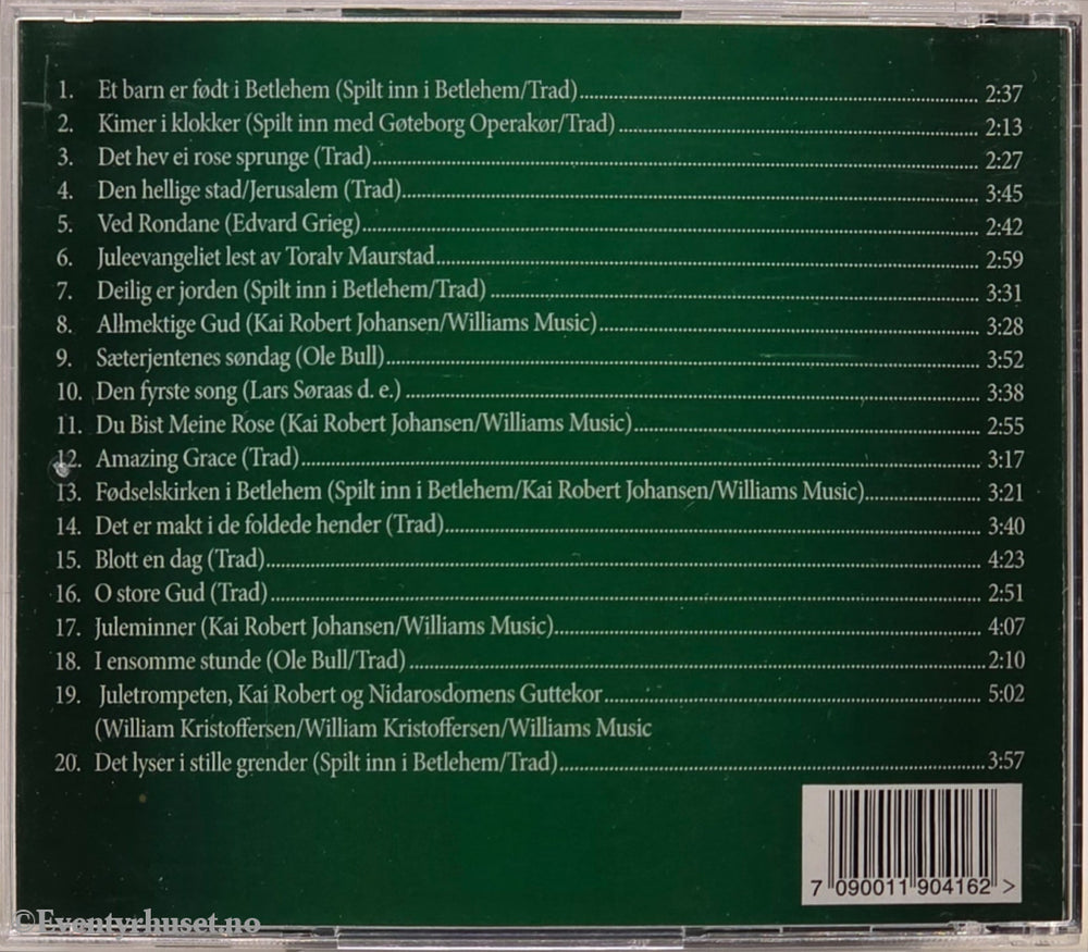 Toralv Maurstad og Kai Robert - Et barn er født i Betlehem (2009). Musikk-CD.