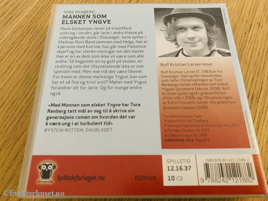 Tore Renberg. Mannen Som Elsket Yngve. Lydbok På 10 Cd.