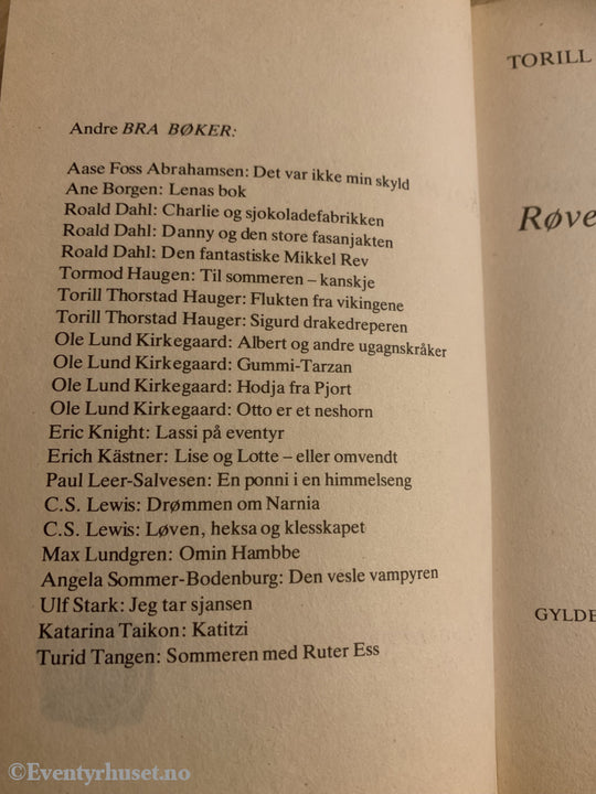 Torill Thorstad Hauger. 1978/88. Røvet Av Vikinger. Fortelling