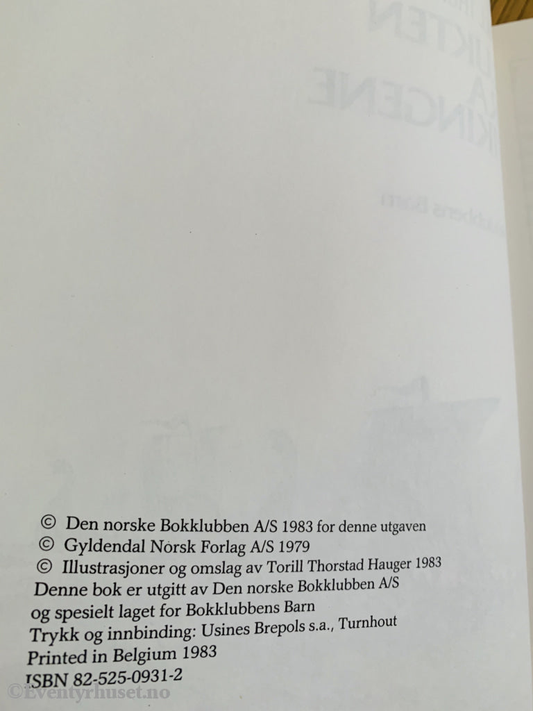 Torill Thorstad Hauger. 1979/83. Flukten Fra Vikingene. Fortelling